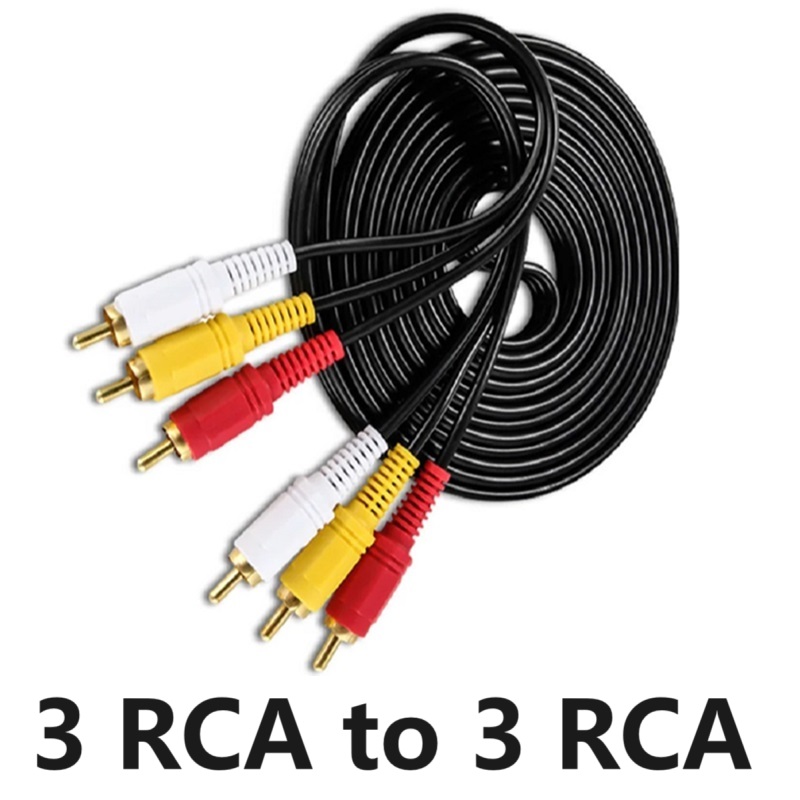 Home Cinema Tv - كابل صوت وفيديو مركب 3RCA إلى
