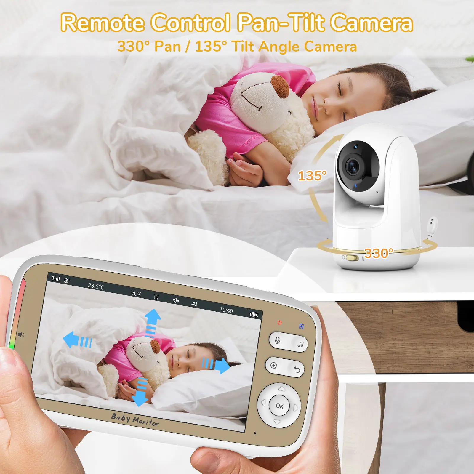 جهاز مراقبة الطفل VB803 PRO، م - مراجعة Home Cinema Wireless وسعره