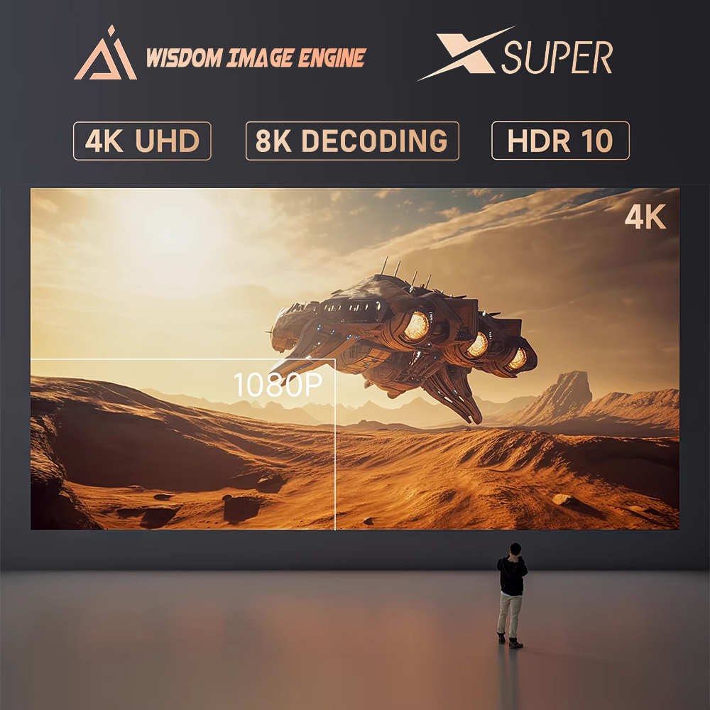 جهاز عرض دانجبي F6 DLP بدقة 4K - مراجعة Audio Home Cinema وسعره