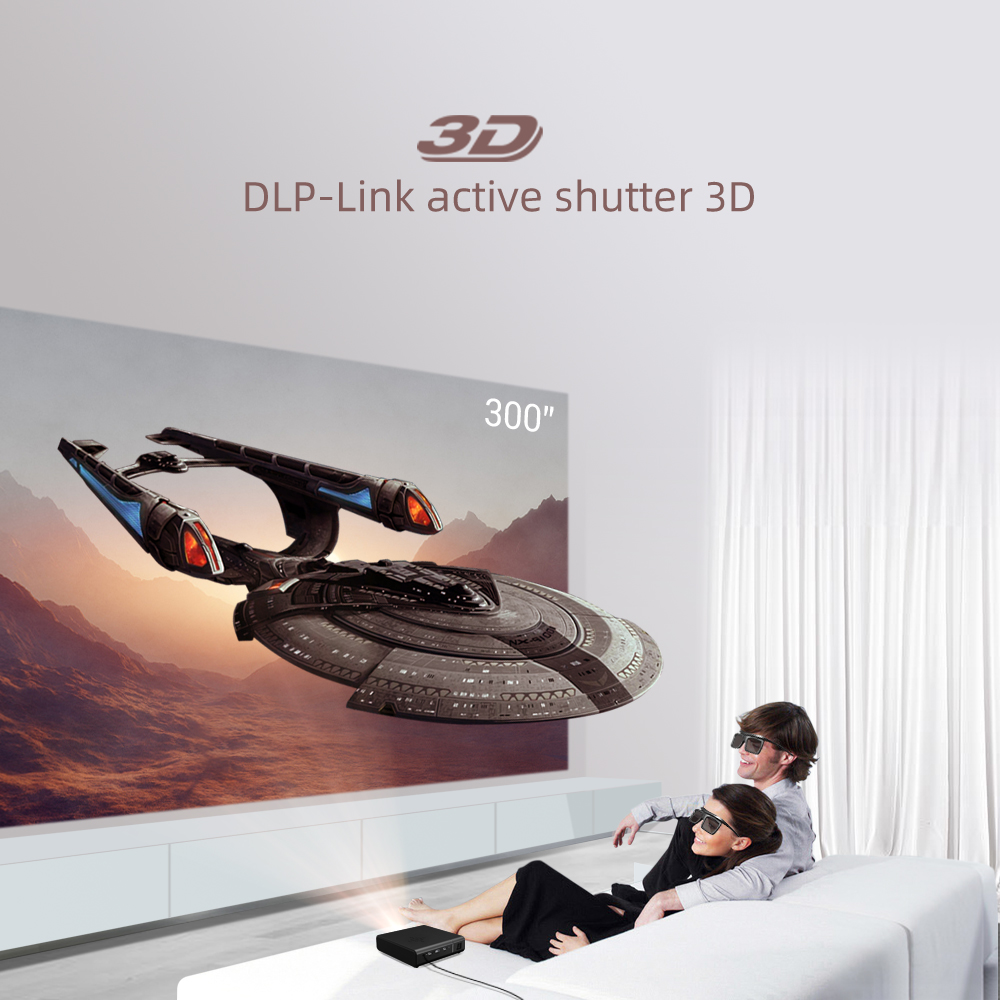 بروجكتور BYINTEK U30 الأكثر مب - مراجعة Home Cinema Wireless وسعره